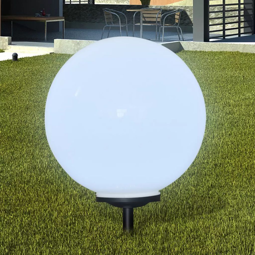 vidaXL Outdoor Path Garden Solar Lamp Solar Ball Light LED 19.7" 1pcs with Ground Spike