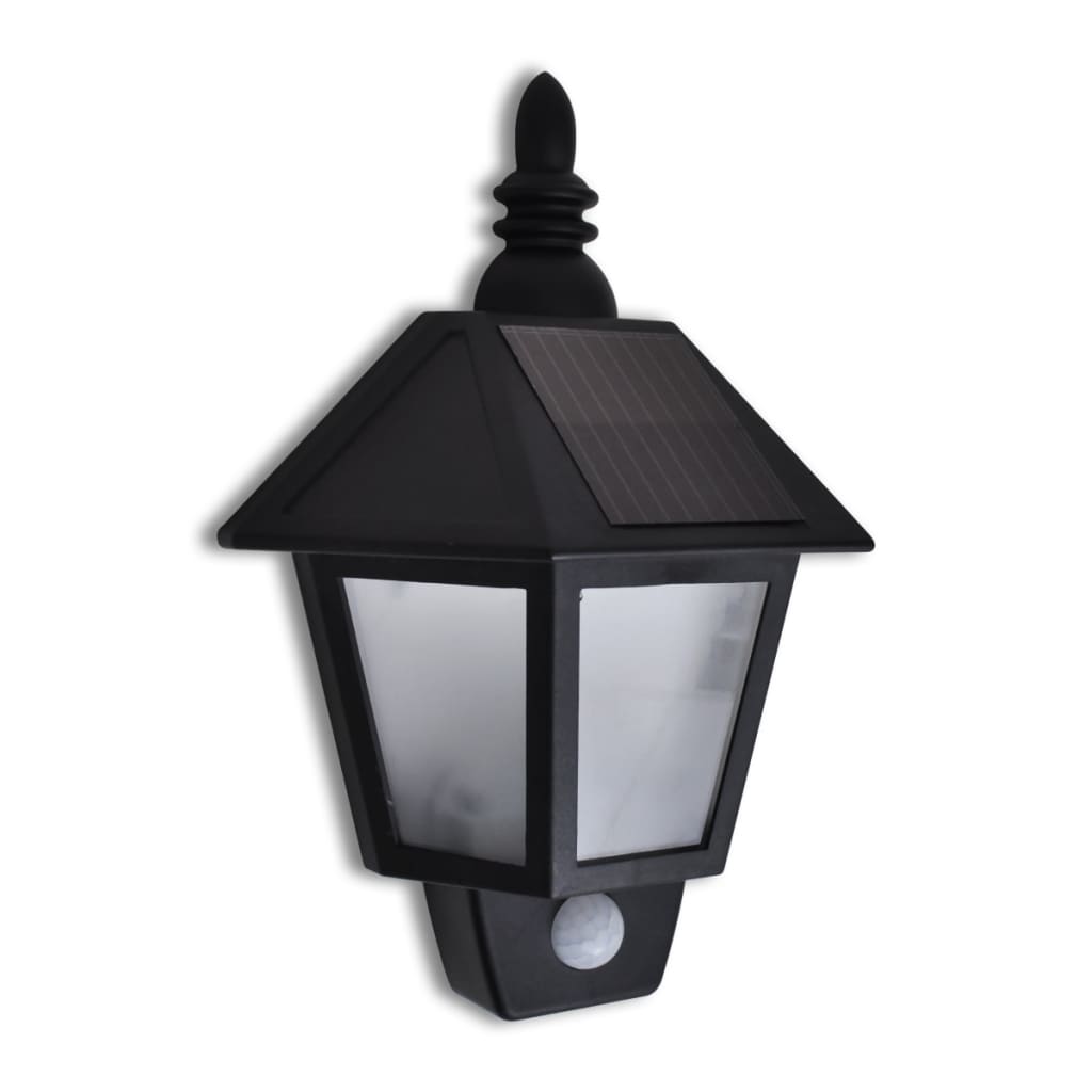 vidaXL Solar Wall Lamp with Motion Sensor