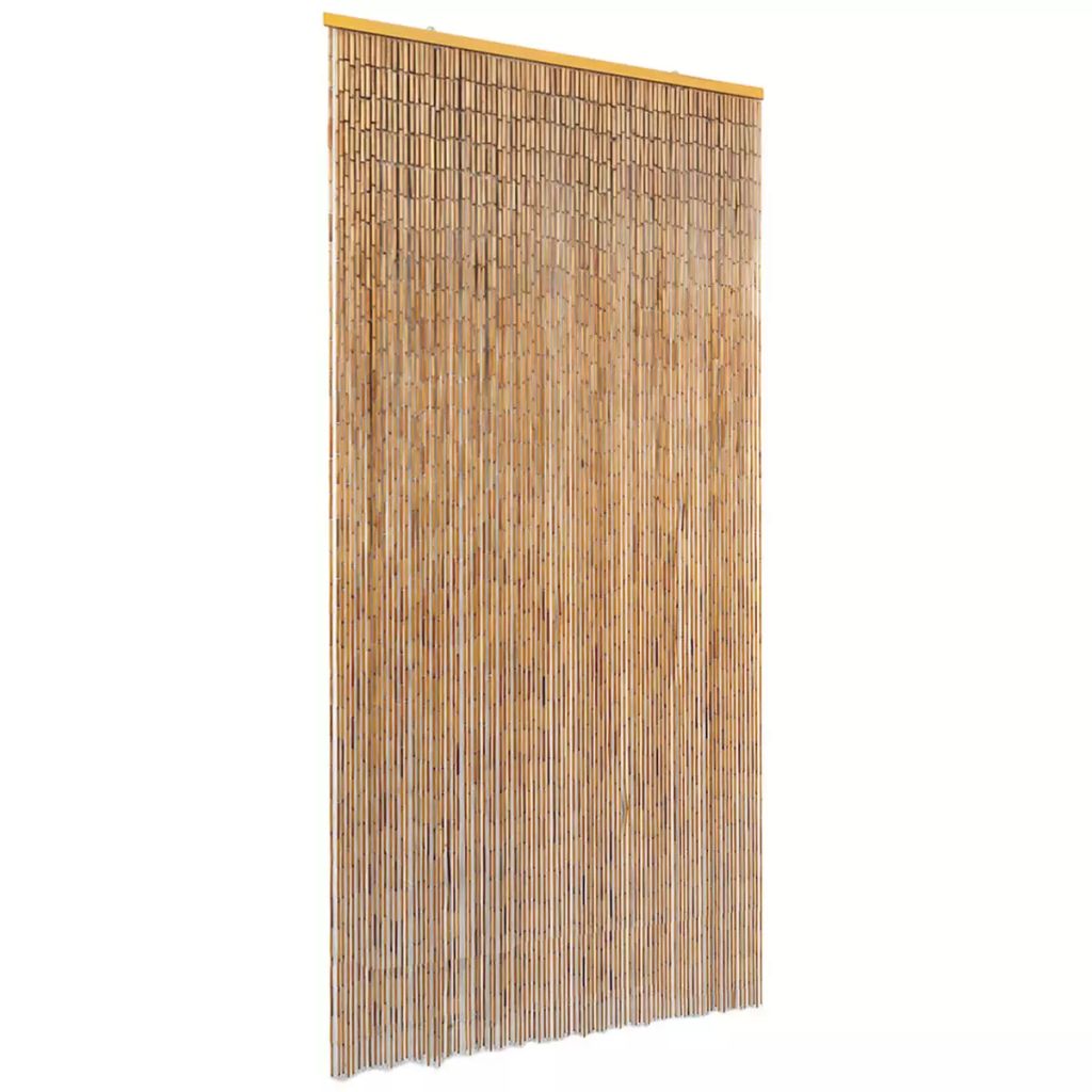 vidaXL Insect Door Curtain Bamboo 35.4"x86.6"
