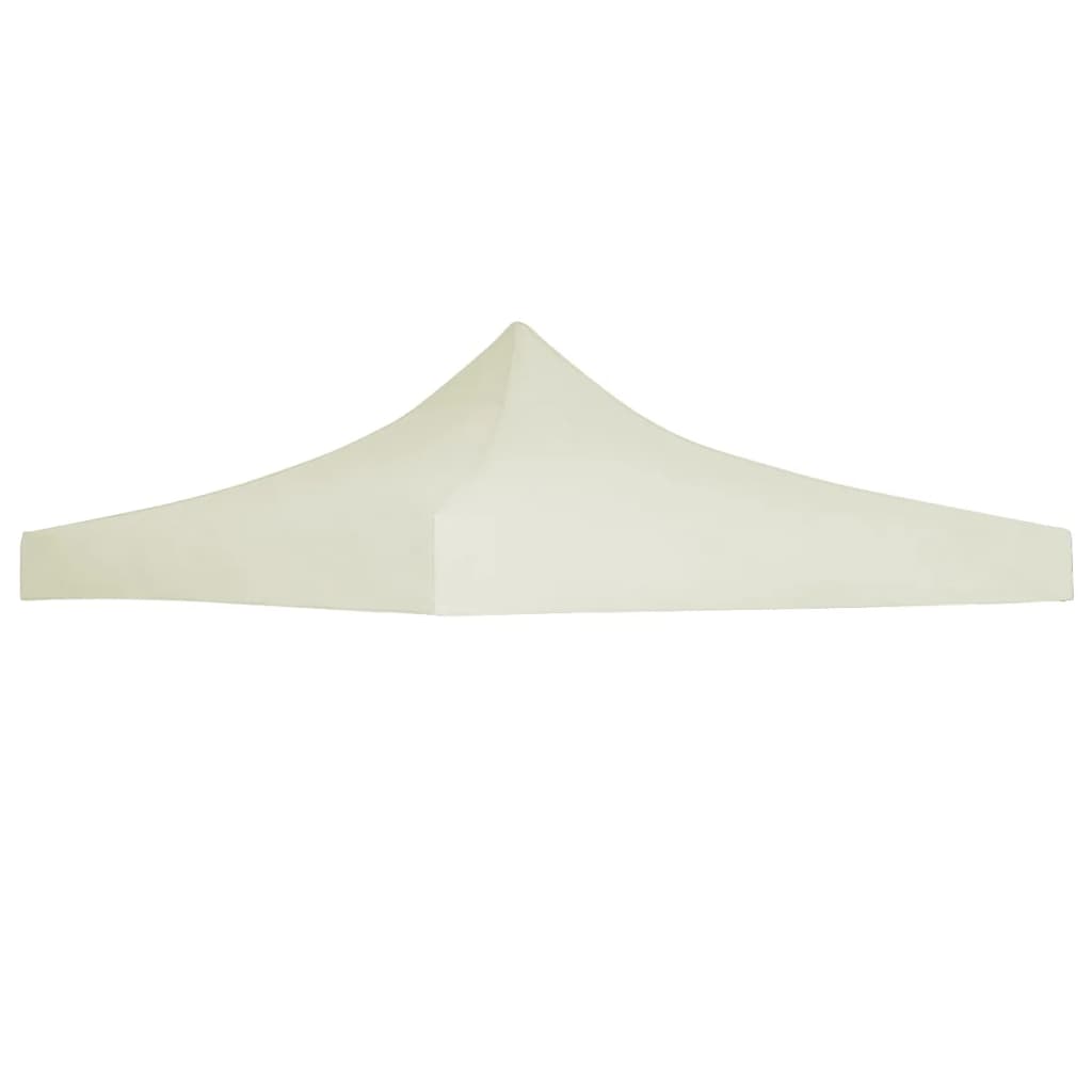 vidaXL Party Tent Roof 118.1"x118.1" Cream