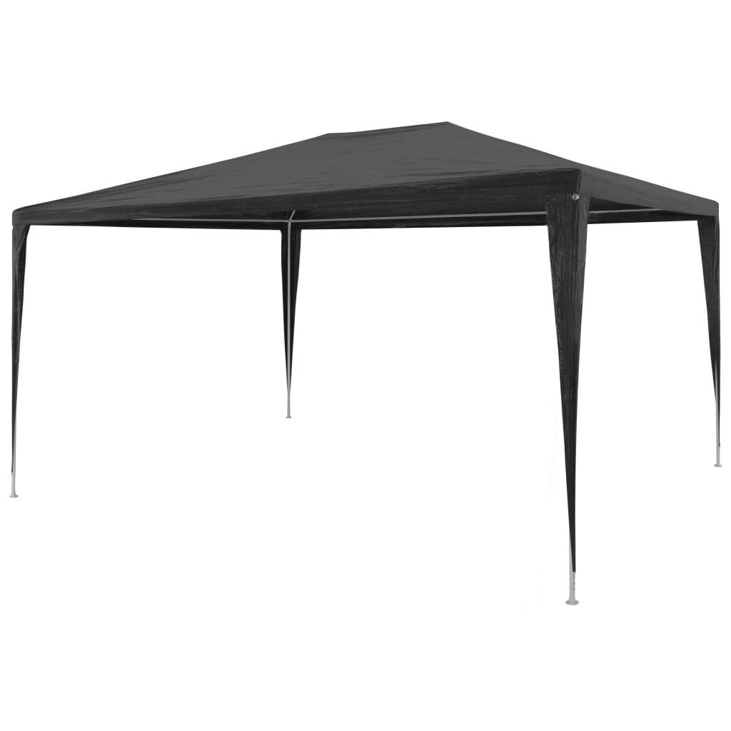 vidaXL Party Tent PE Anthracite 9'10"x13'1"