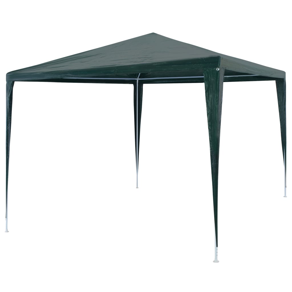 vidaXL Party Tent PE Green 9'10"x9'10" 