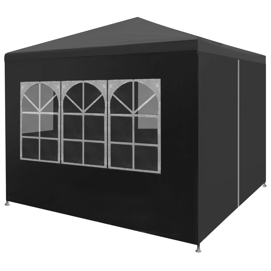 vidaXL Party Tent 9'10"x9'10" Anthracite