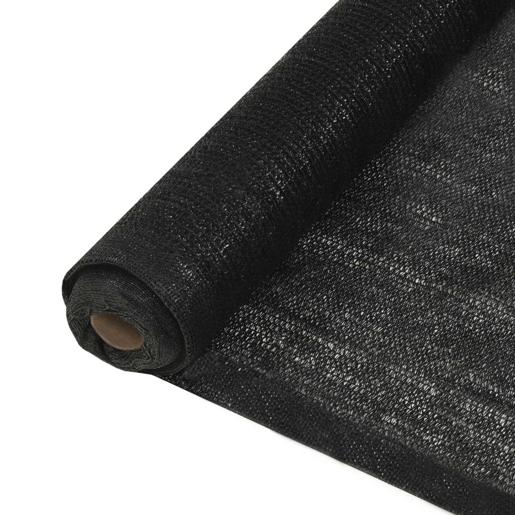 vidaXL Privacy Net HDPE 4.9'x164' Black