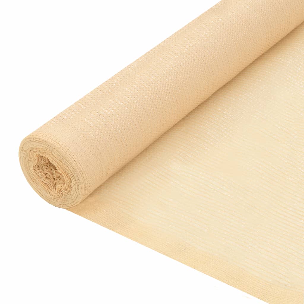 vidaXL Privacy Net HDPE 3.2'x82' Beige