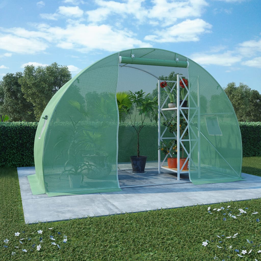 vidaXL Greenhouse 48.4 ft2 118.1"x59.1"x78.7"