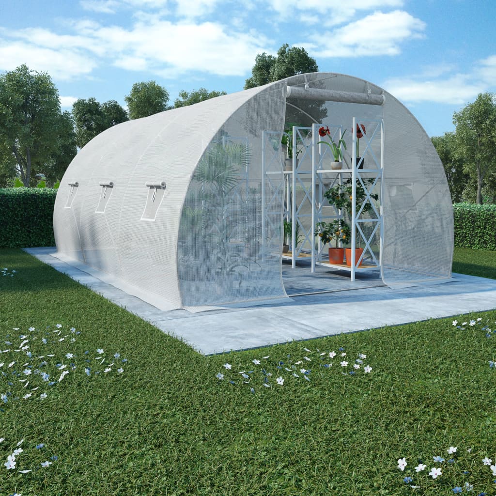 vidaXL Greenhouse145.3ft2 177.2"x118.1"x78.7"