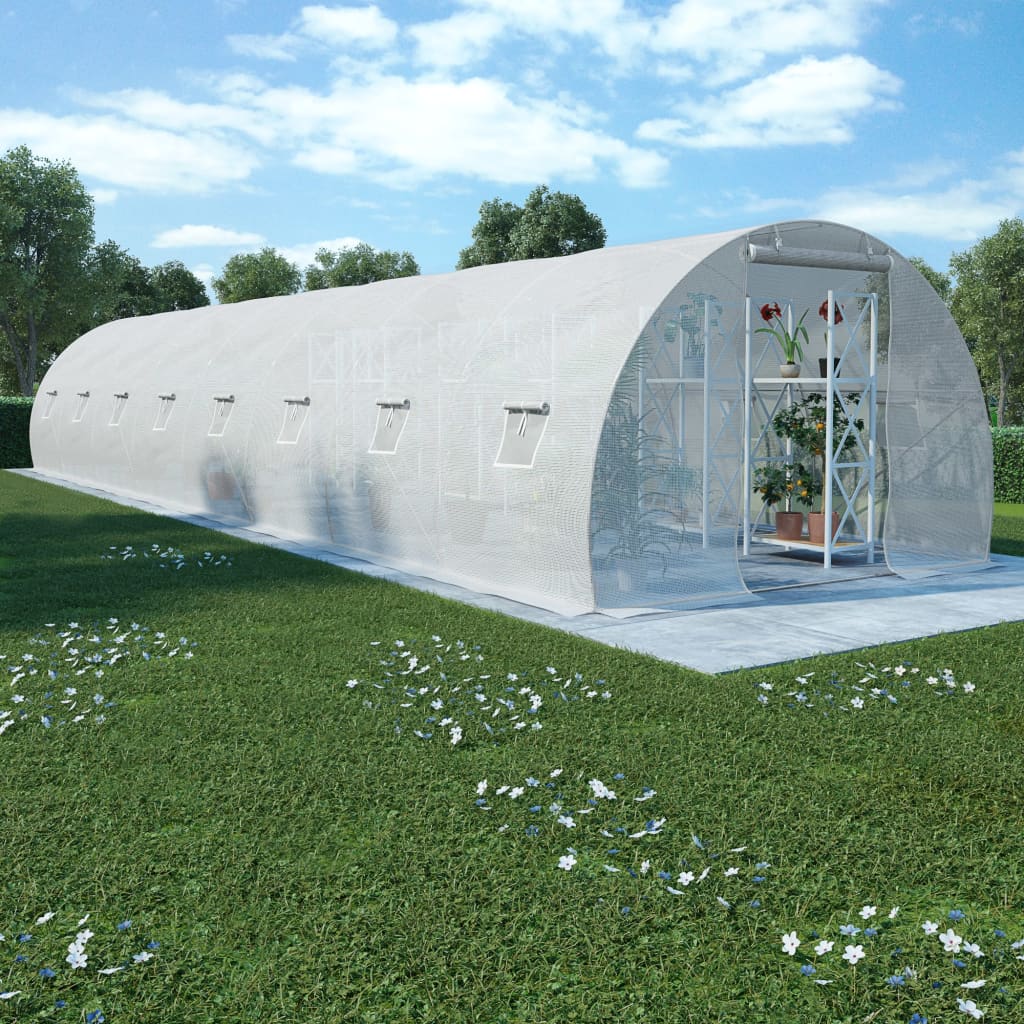 vidaXL Greenhouse 387.5ft2 472.4"x118.1"x78.7"