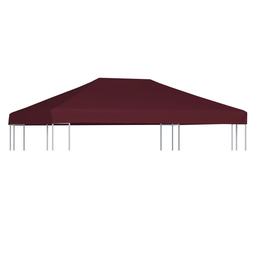 vidaXL Gazebo Top Cover 9.1 oz/yd2 9.8'x13.1' Bordeaux