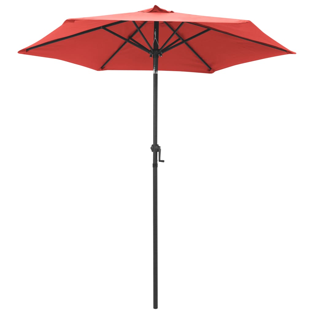 vidaXL Parasol Terracotta 78.7"x83.1" Aluminum