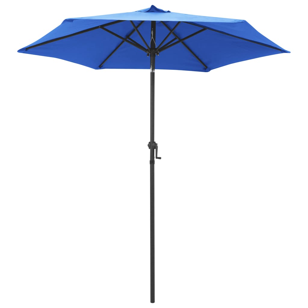 vidaXL Parasol Blue 78.7"x83.1" Aluminum