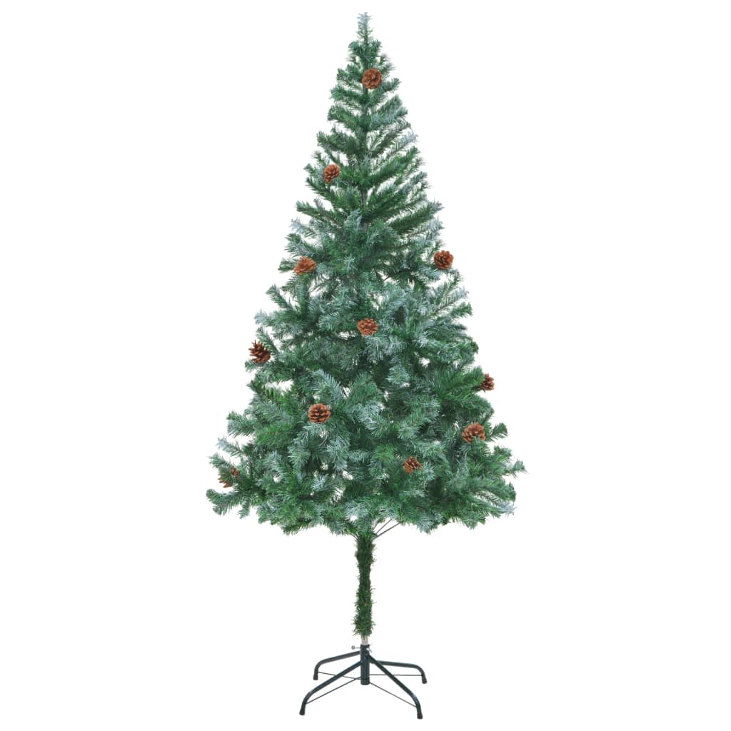 vidaXL Artificial Christmas Tree with Pinecones 70.9"
