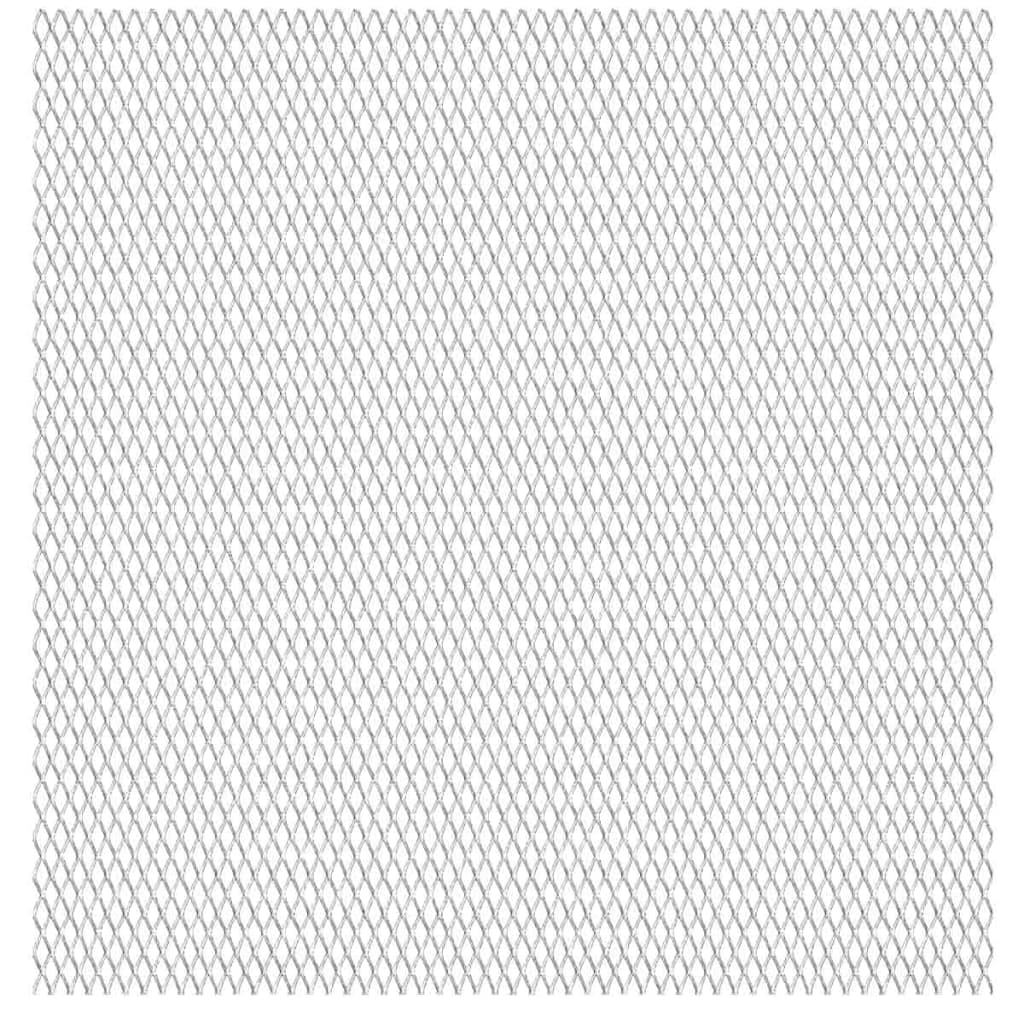 vidaXL Garden Wire Fence Stainless Steel 39.4"x33.5" 1.2"x0.7"x0.1"