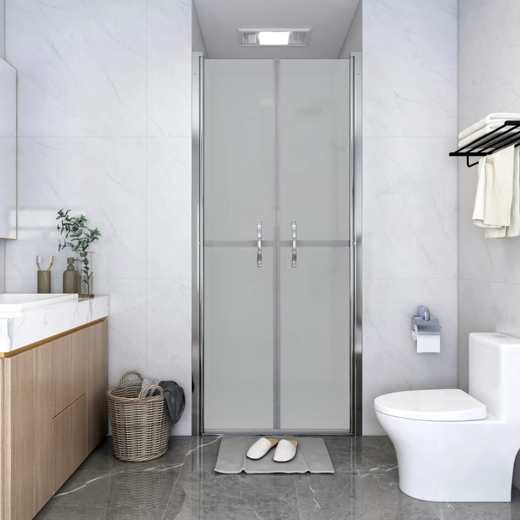 vidaXL Shower Door Frosted ESG 29.9"x74.8"