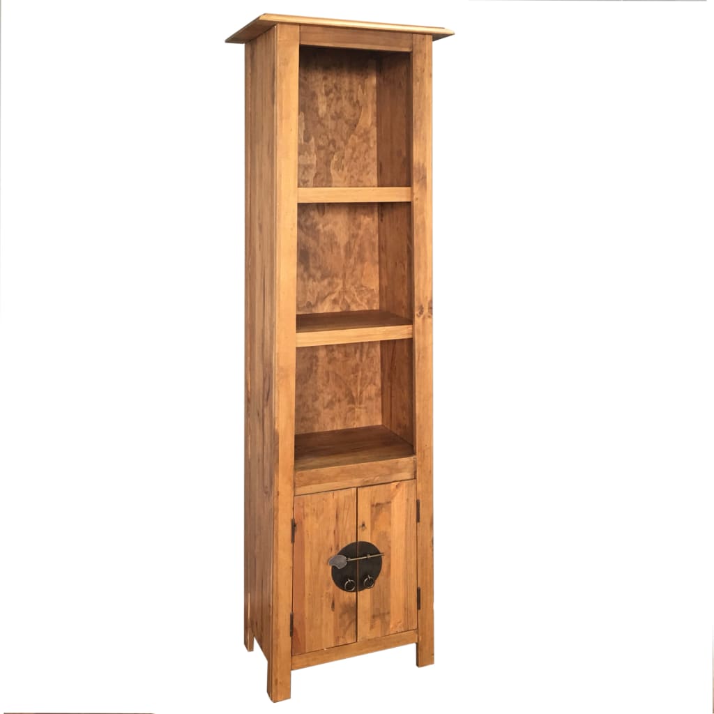 vidaXL Freestanding Bathroom Cabinet Solid Pinewood 18.9"x12.6"x66.9"