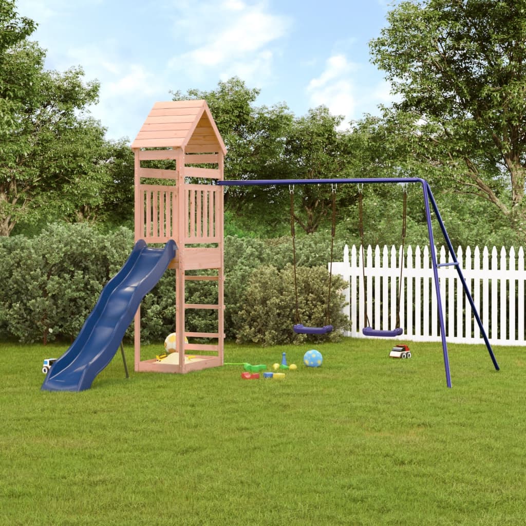 vidaXL Outdoor Playset Solid Wood Douglas