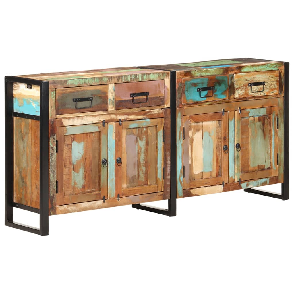 vidaXL Sideboard 67.7"x13.8"x31.5" Solid Reclaimed Wood