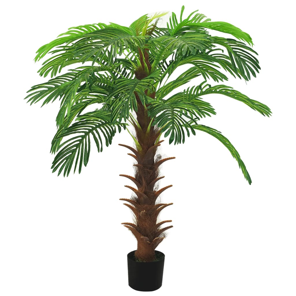 vidaXL Artificial Cycas Palm with Pot 55.1" Green