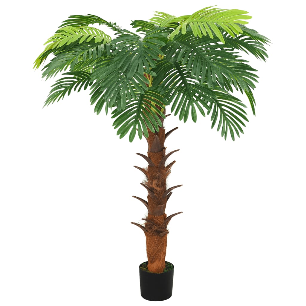 vidaXL Artificial Cycas Palm with Pot 63" Green