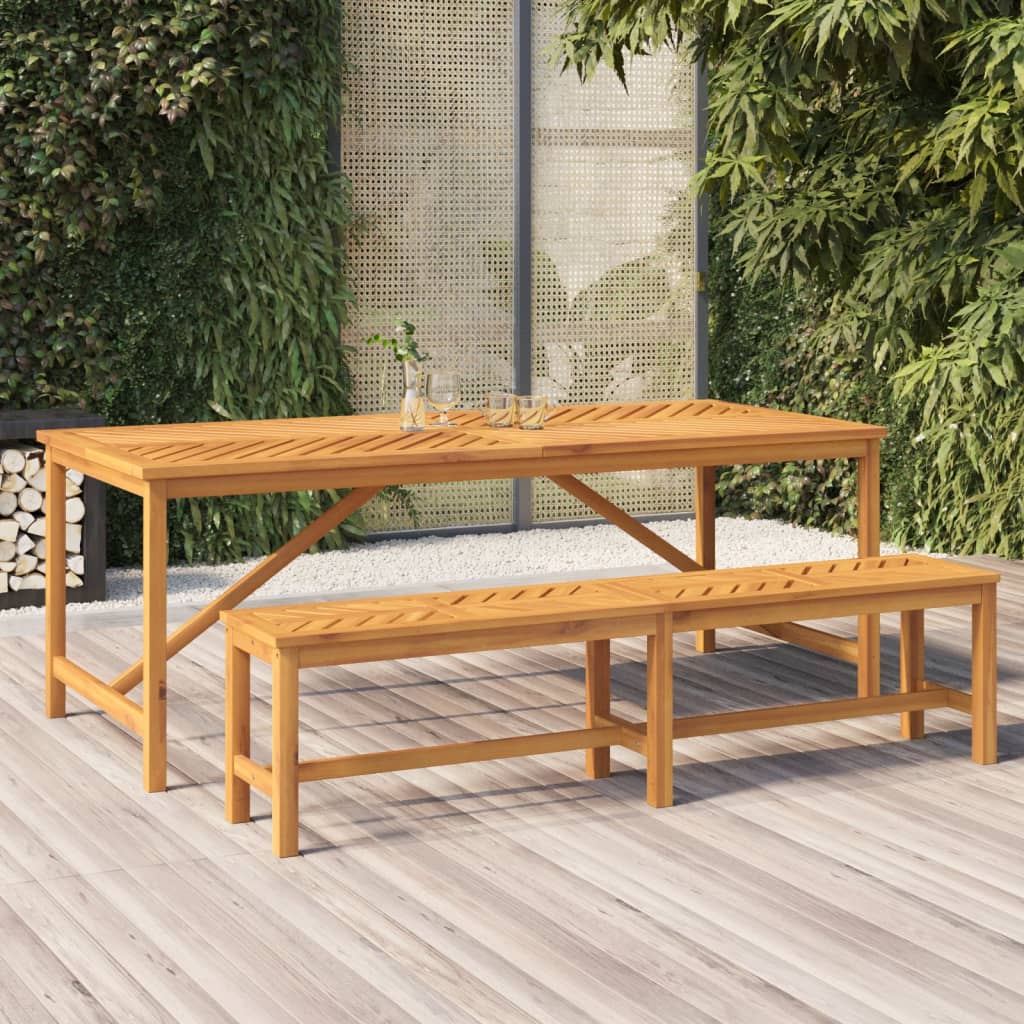 vidaXL Patio Bench 70.9" Solid Wood Acacia