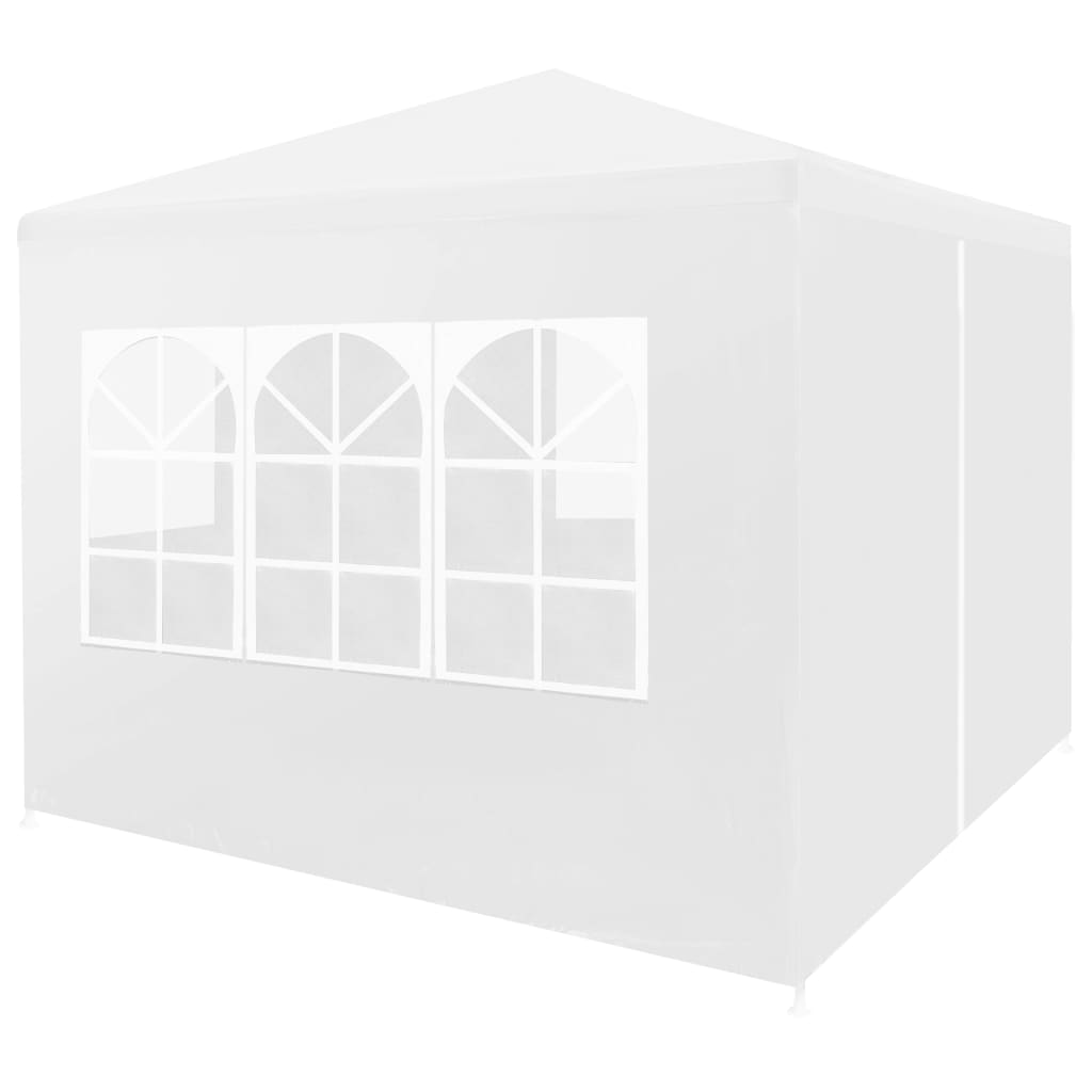 vidaXL Party Tent 9'10"x9'10" White