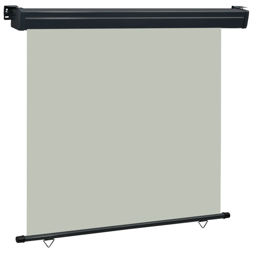 vidaXL Balcony Side Awning 66.9"x98.4" Gray