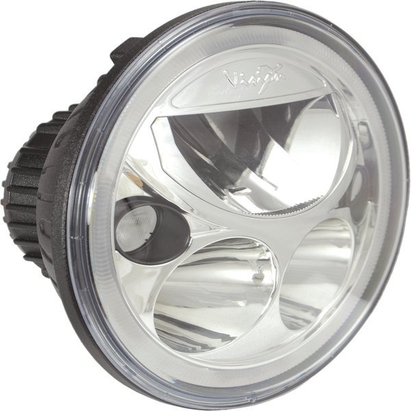 SINGLE 7IN ROUND VORTEX LED HEADLIGHT W/ LOW-HIGH-HALO