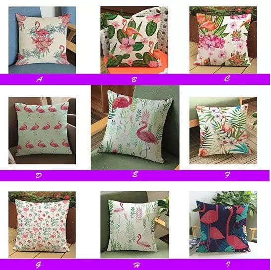 Fabulous Flamingos Cushion Covers - H