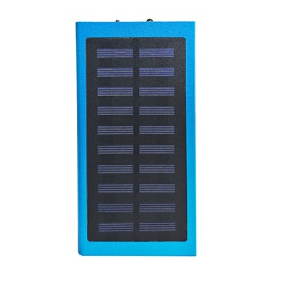 Slim Giant Solar Power Extender For All Gadgets With 2 USB Ports - Blue