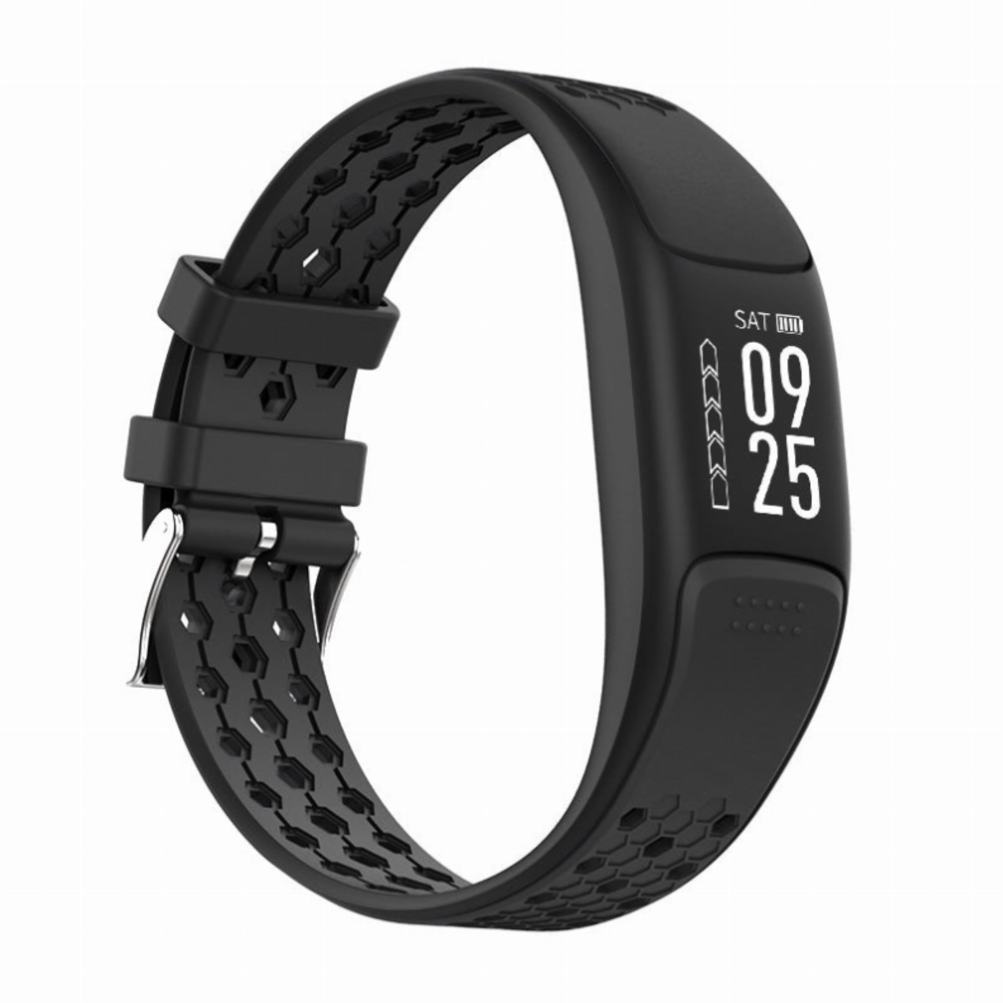 Smart Fit Sporty Fitness Tracker and Waterproof Swimmers Watch - Black