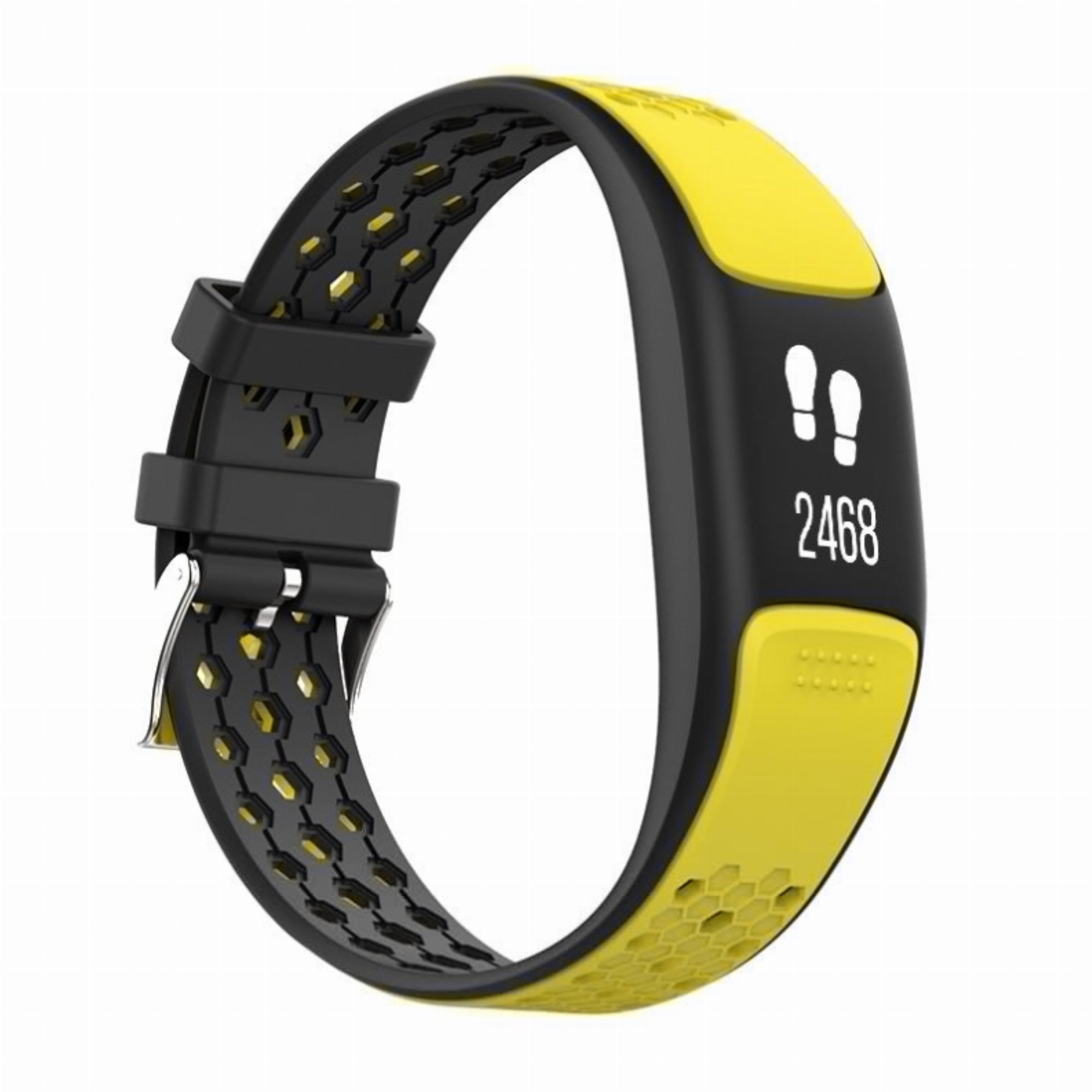 Smart Fit Sporty Fitness Tracker and Waterproof Swimmers Watch - Yellow