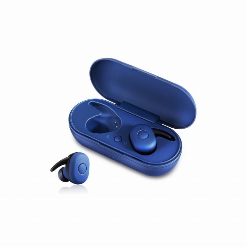 Twin Bluetooth Earpods With Chargeable Box - Blue