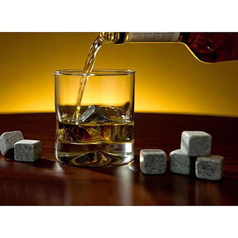 Whiskey on THE ROCKS - Pure Soapstone Rocks set of 9