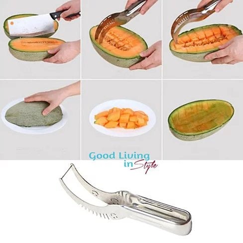 WOWZY RED Watermelon or any Melon Slicer and Cake Cutter