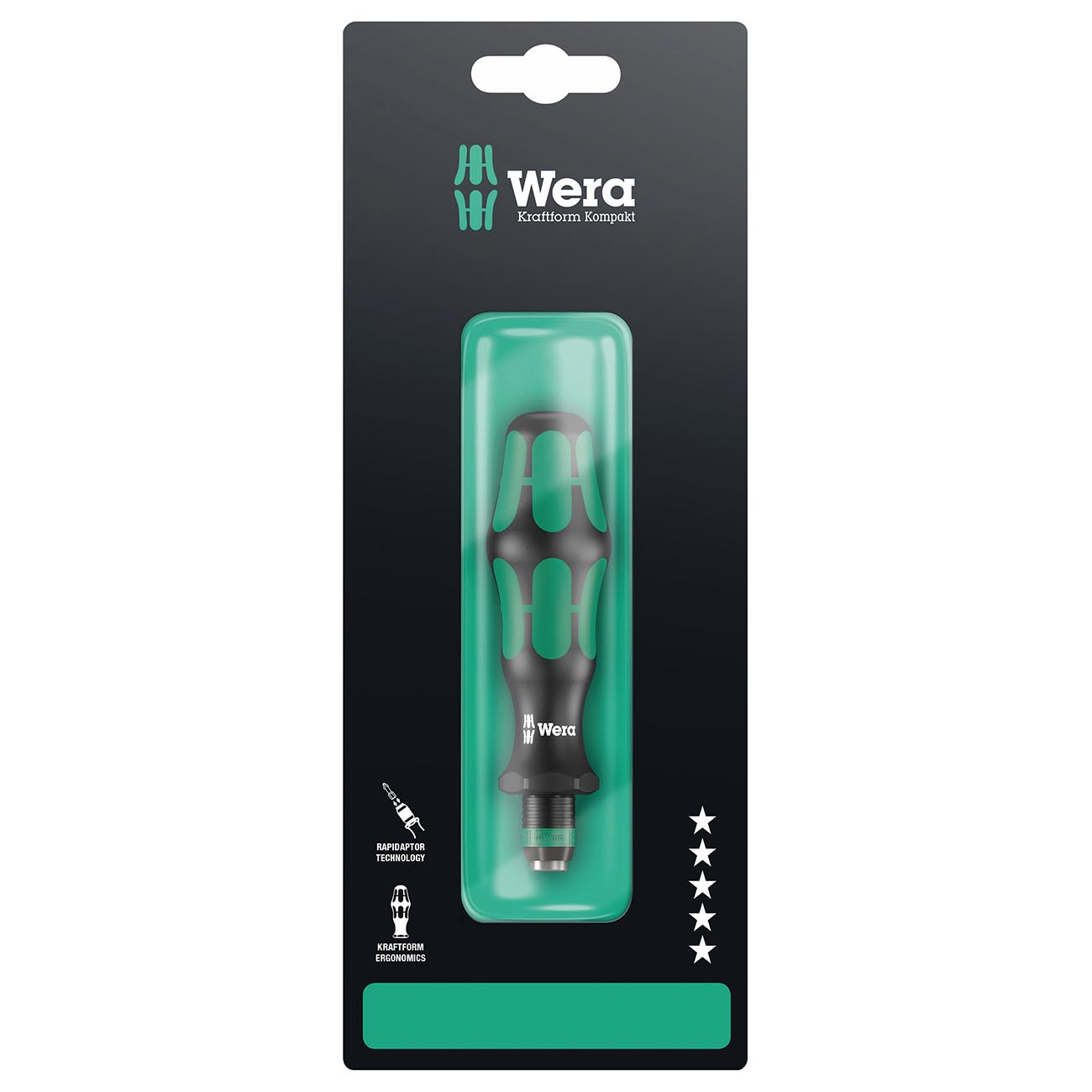 Wera Kraftform 816 R SB Hexagon Premium Plus Bitholding Screwdriver