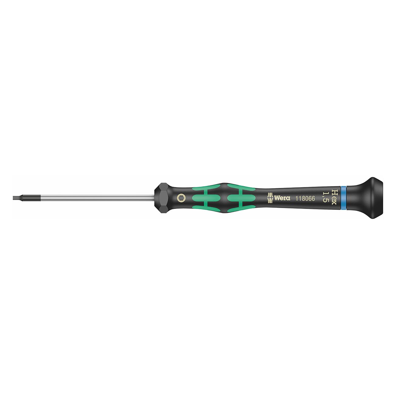 Wera Micro Electronics Precision Metric HexPlus Screwdriver - 1.5 x 60mm