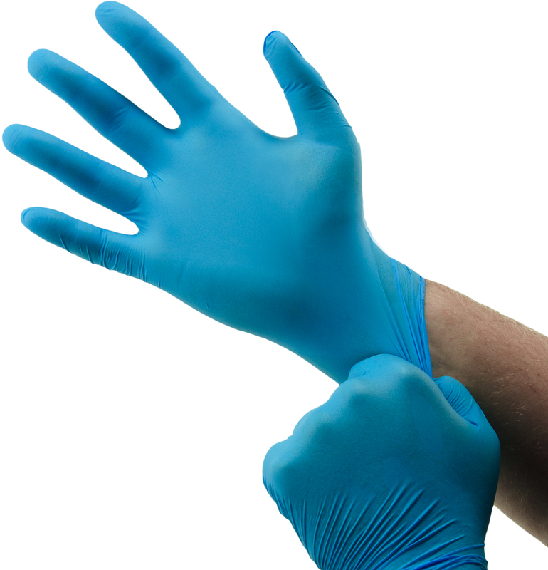 B21041-XL Blu 4Ml Nitrile Gloves