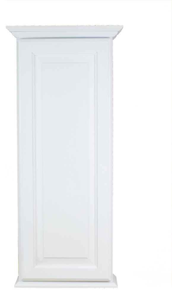 Azalea On the Wall Cabinet - 37.5h x 15.5w x 5.25dWhite