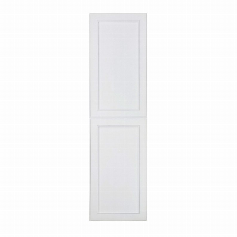 Luna Recessed Medicine Cabinet -  53h x 15.5w x 3.5dWhite Enamel