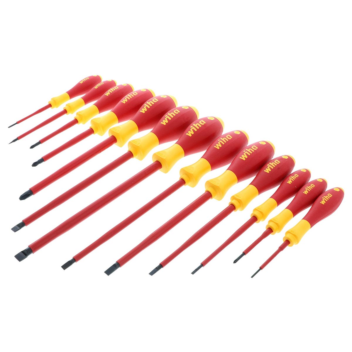 Wiha Insulated Cushioned Grip Slotted/Phillips Screwdrivers - 13 Piece Set