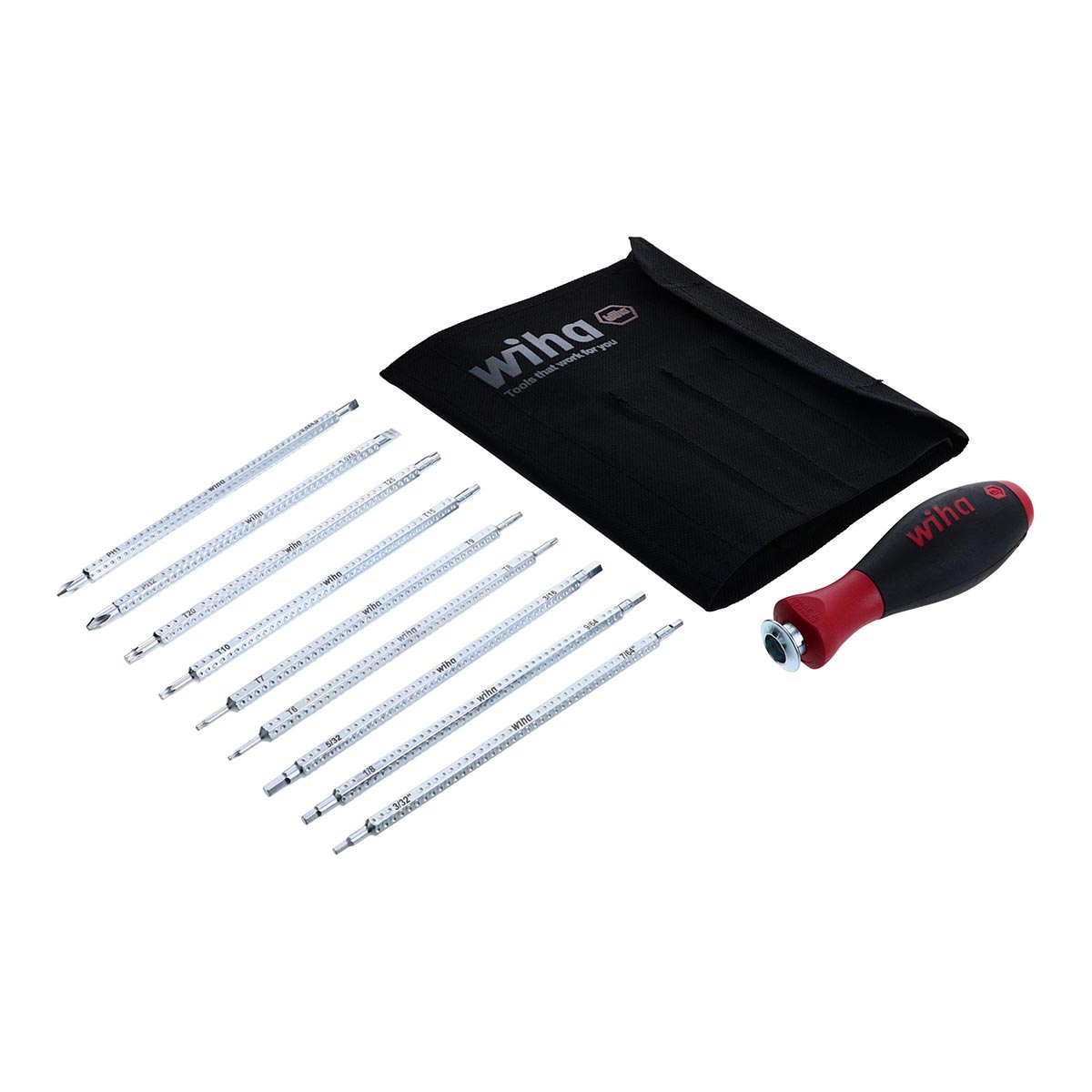 Wiha Drive-Loc VI Combination Interchangeable Blade Set (10 Piece Set)