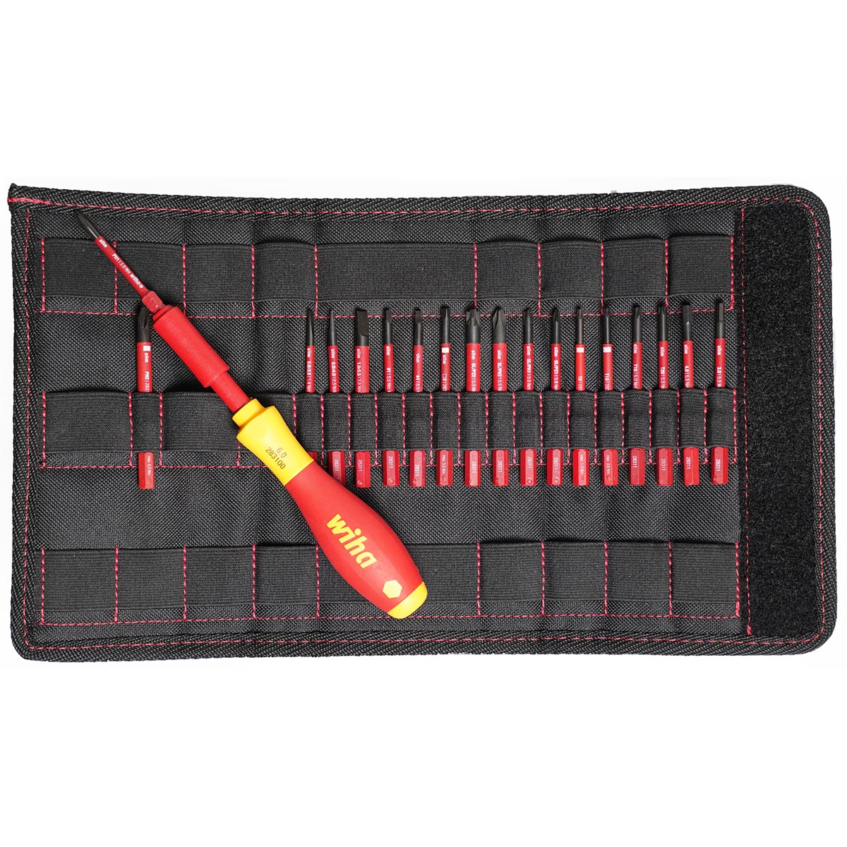 Wiha INSULATED SoftFinish SlimLine Interchangeable Blade Set (19 Piece Set)