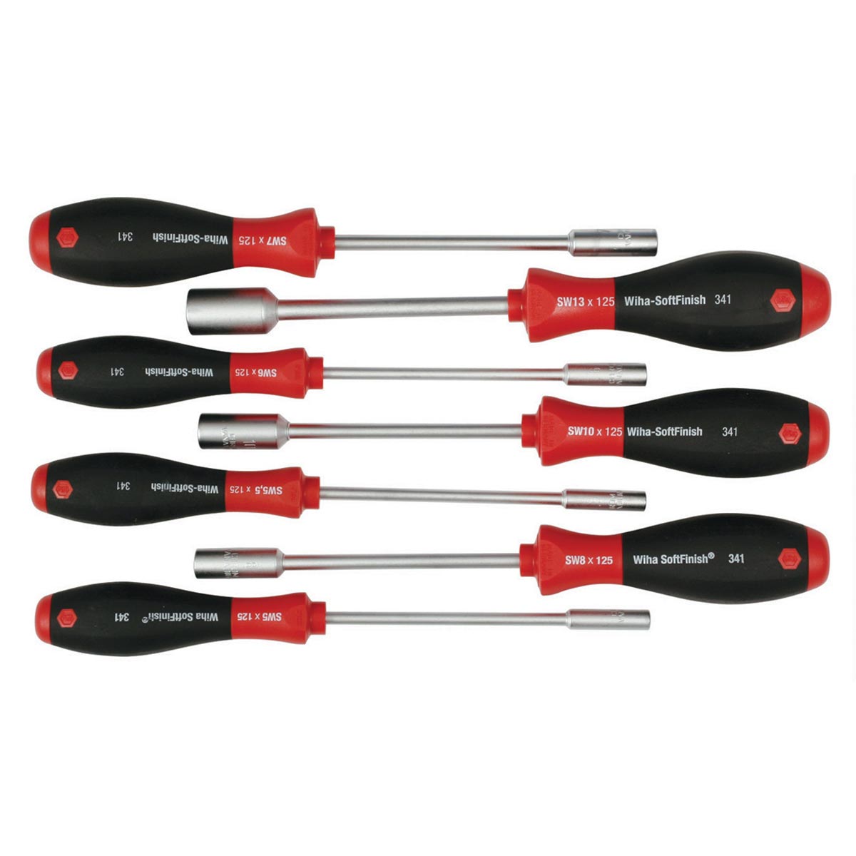 Wiha SoftFinish Metric Nut Driver Set (7 Piece Set)