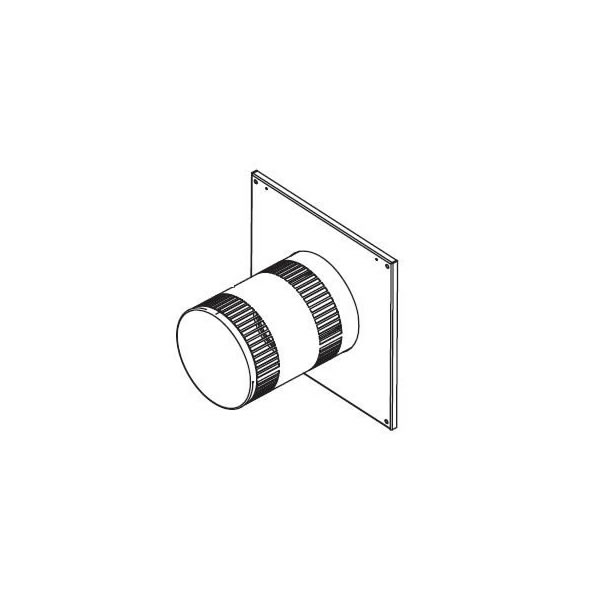 4" x 7" Round Wall Terminal Kit - GD-222R