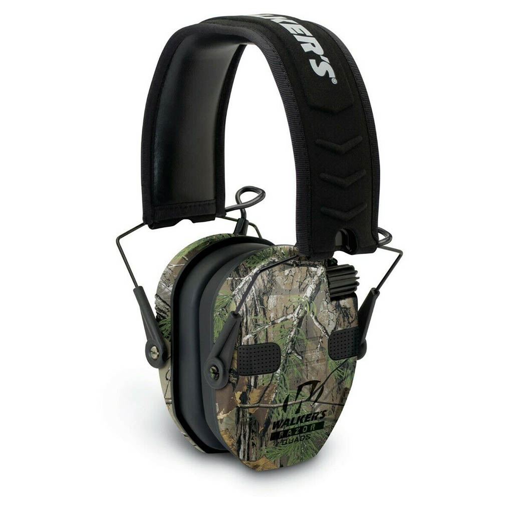 Walker's RAZOR SLIM ELECTRONIC QUAD MUFF - REALTREE XTRA