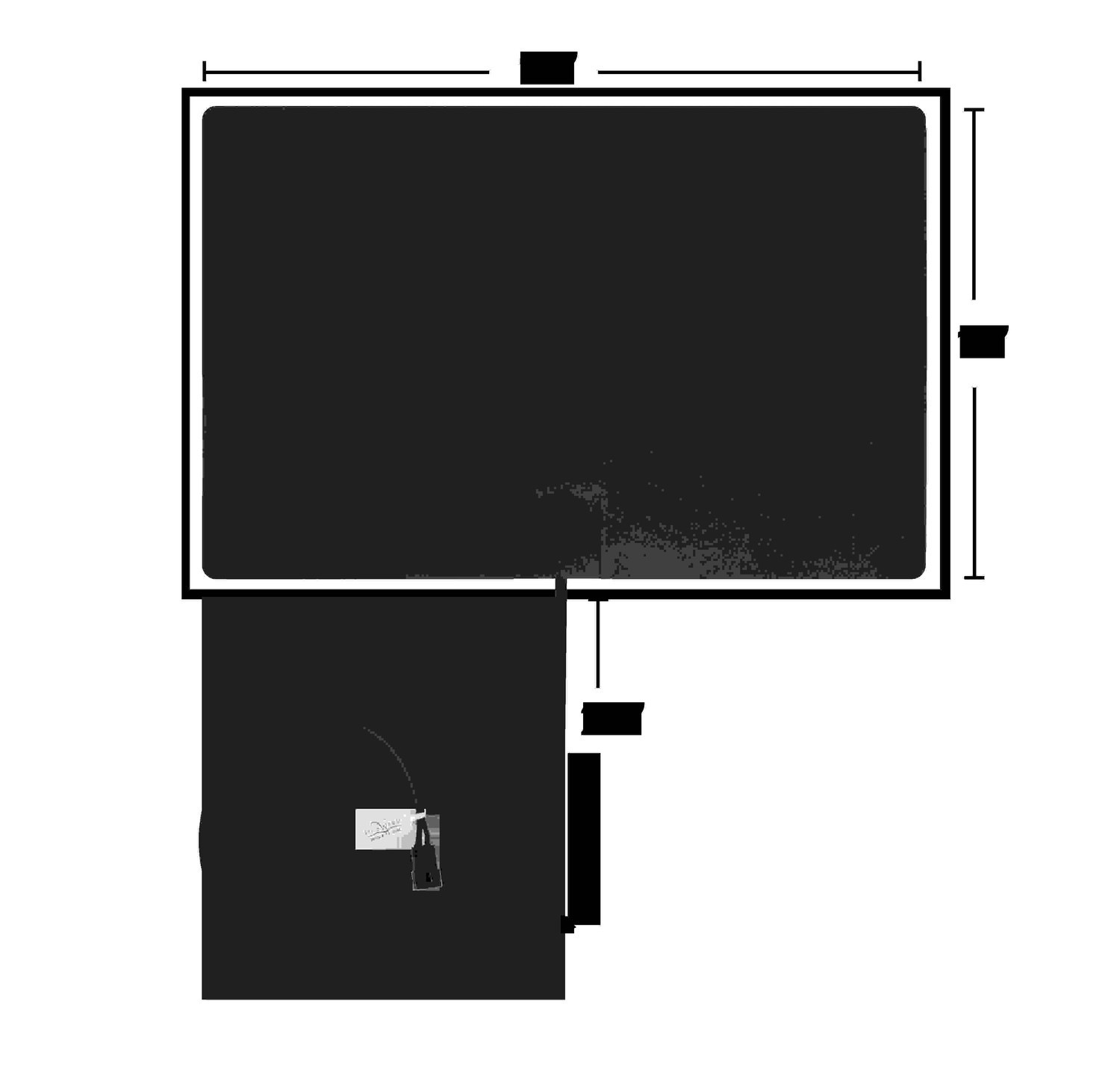 Countertop Heater Kit v 11? x 17? v Heater, Transformer, & Surface Prep Kit
