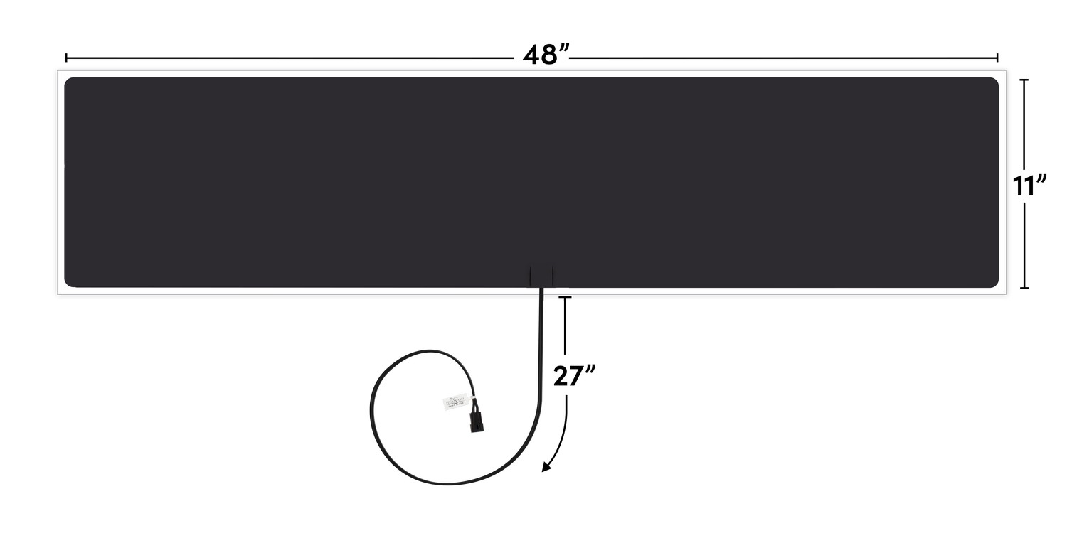 Countertop Heater Kit v 11? x 48? v Heater, Transformer, & Surface Prep Kit