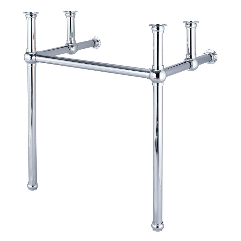 Embassy 30 Inch Wide Single Wash Stand Only in Chrome Finish