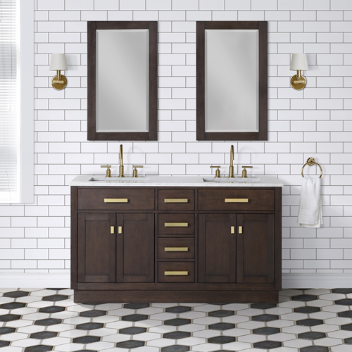 Chestnut 60" Double Bathroom Vanity