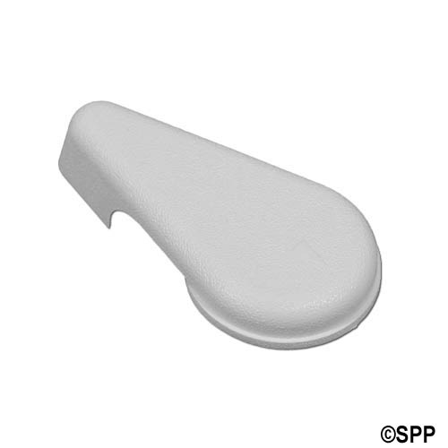 Handle, Diverter Valve, Waterway, 2" Vertical/Horizontal, 5-Scallop, White